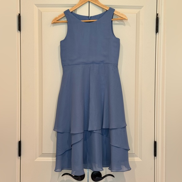 Slate Blue Dress, size J14 - Picture 4 of 8